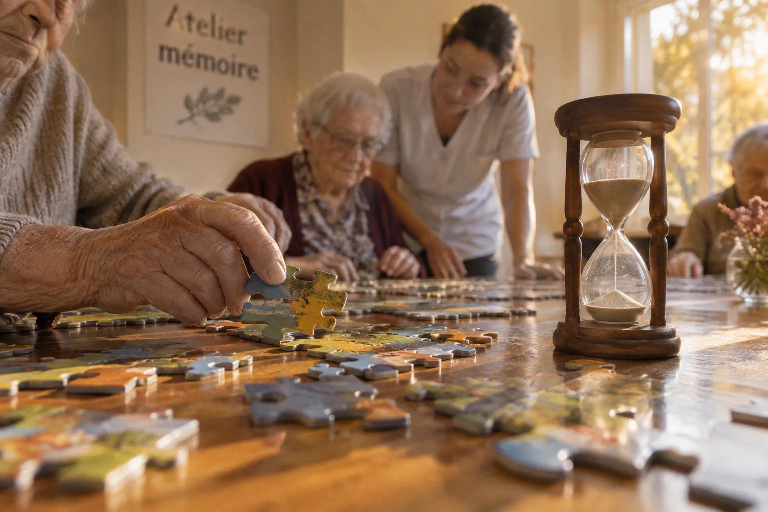 Ateliers mémoire en EHPAD : exercices ludiques ou thérapie ?